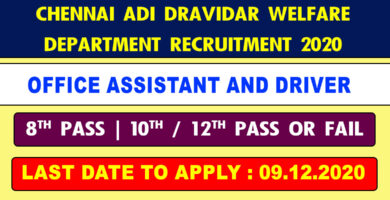 Chennai Adi Dravidar Welfare Department