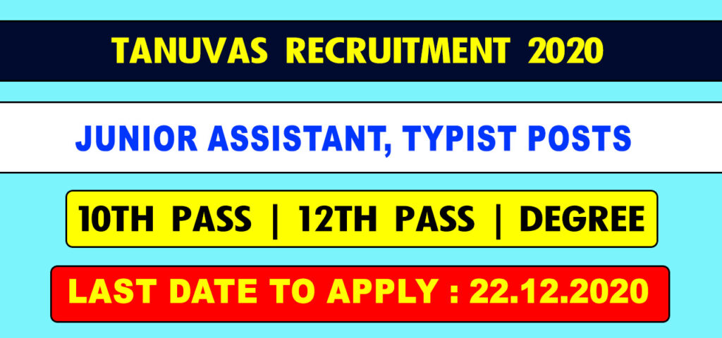 TANUVAS Recruitment 2020