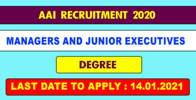 AAI Recruitment 2020