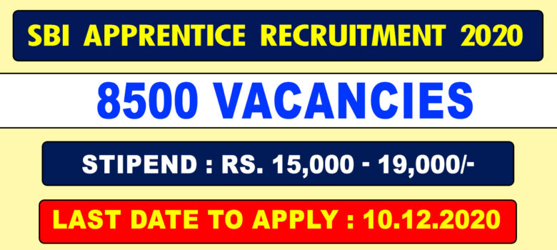 SBI Apprentice Recruitment 2020