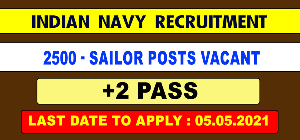 Indian Navy Recruitment 2021