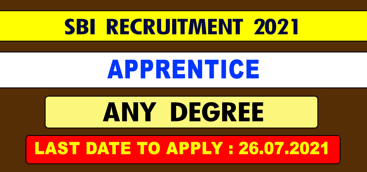 SBI Apprentice Recruitment 2021