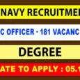 Indian Navy SSC Officer Recruitment 2021