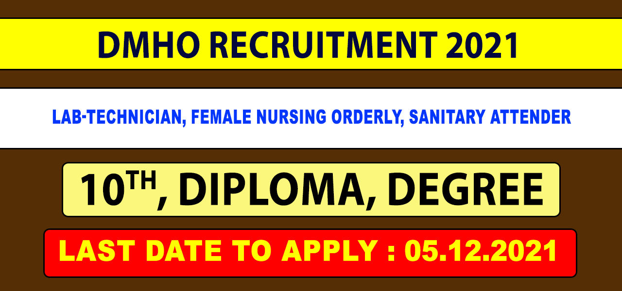 DMHO Kadapa Recruitment 2021