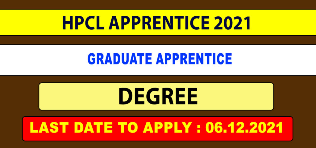 HPCL Graduate Apprentice Trainees 2021