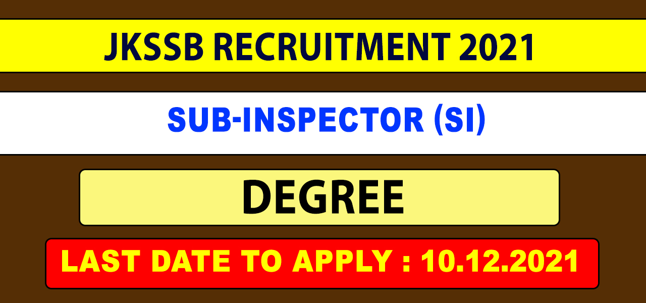 JKSSB Recruitment 2021