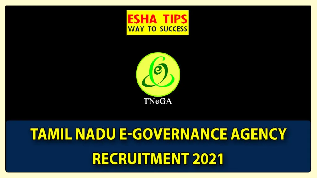 TNeGA Recruitment 2022