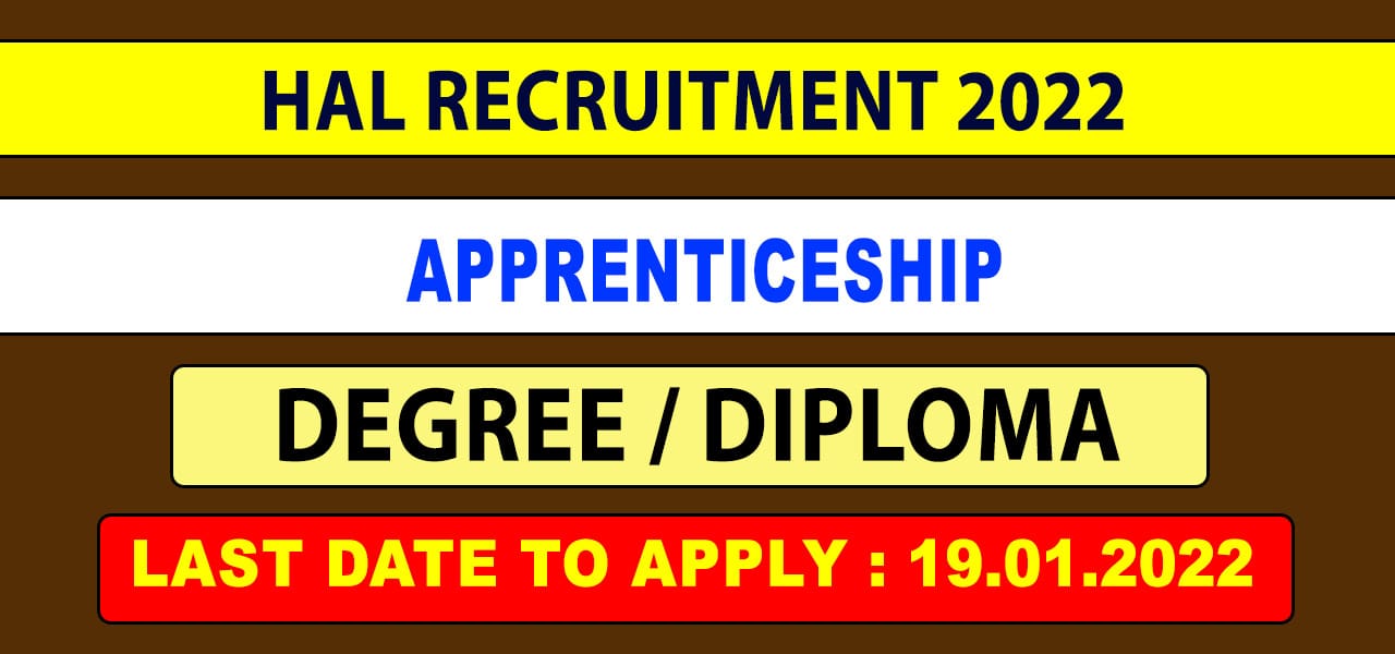 150-graduate-diploma-hal-apprentice-trainee-2022-recruitment-notification