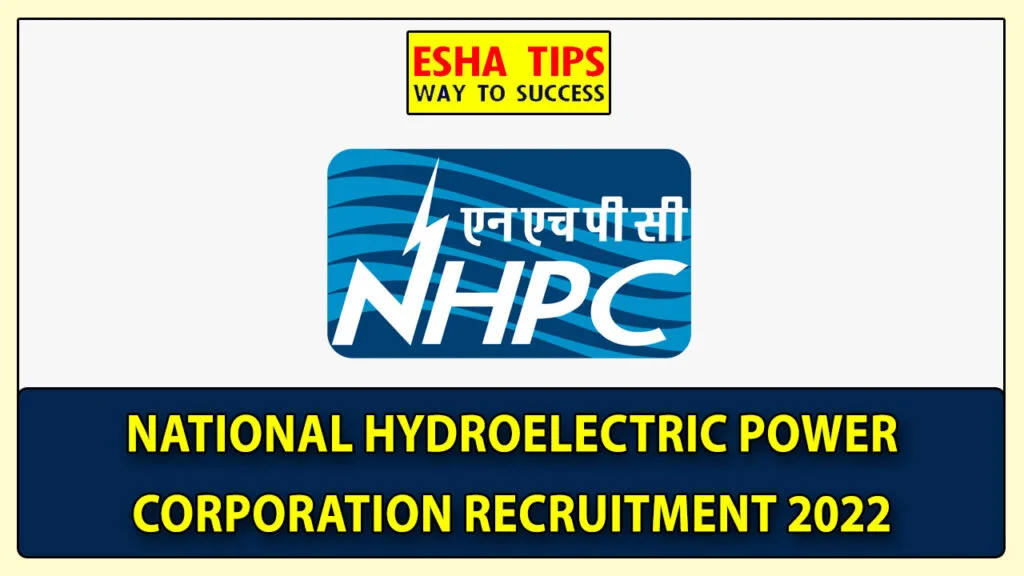 NHPC Recruitment 2022 Junior Engineer
