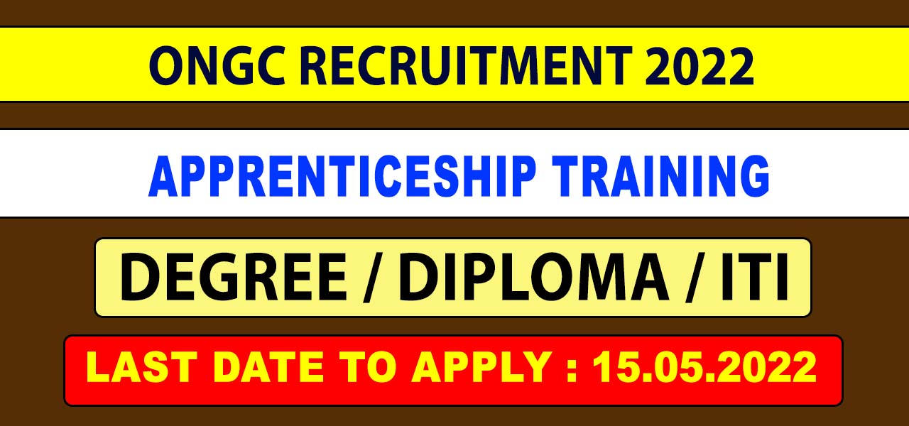 ONGC Apprentice Recruitment 2022