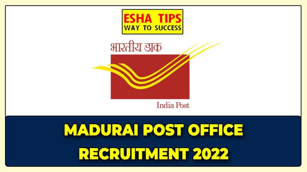 Madurai Post Office Recruitment 2022