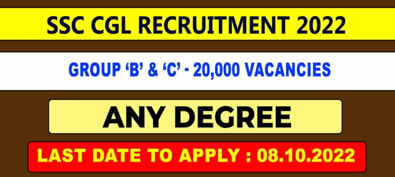 SSC CGL Recruitment 2022