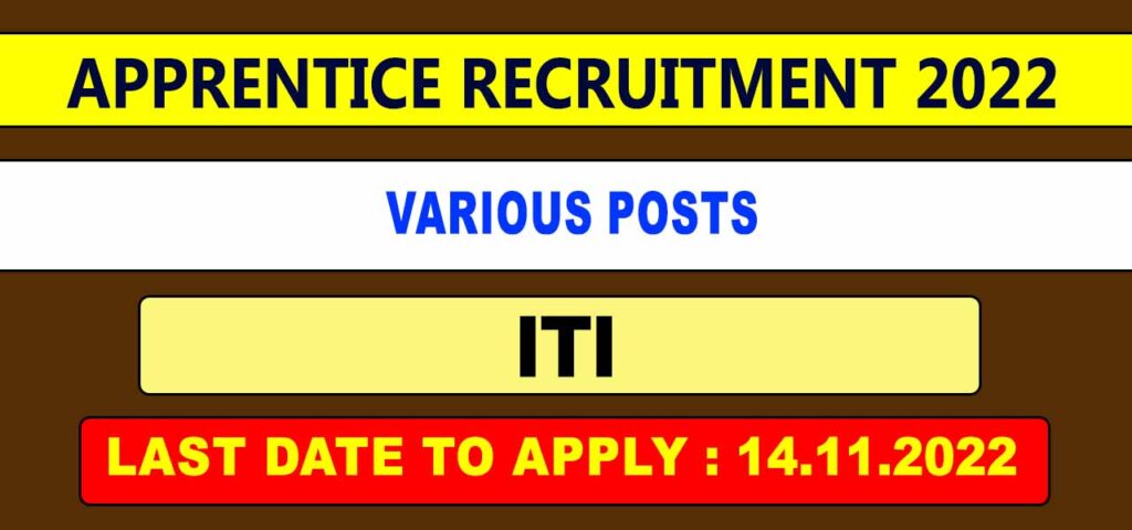 MIDHANI ITI Apprentice Recruitment 2022