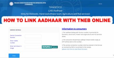 How to Link Aadhaar with TNEB Online