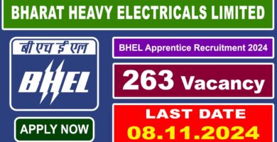 BHEL Ranipet Apprentice Recruitment 2024