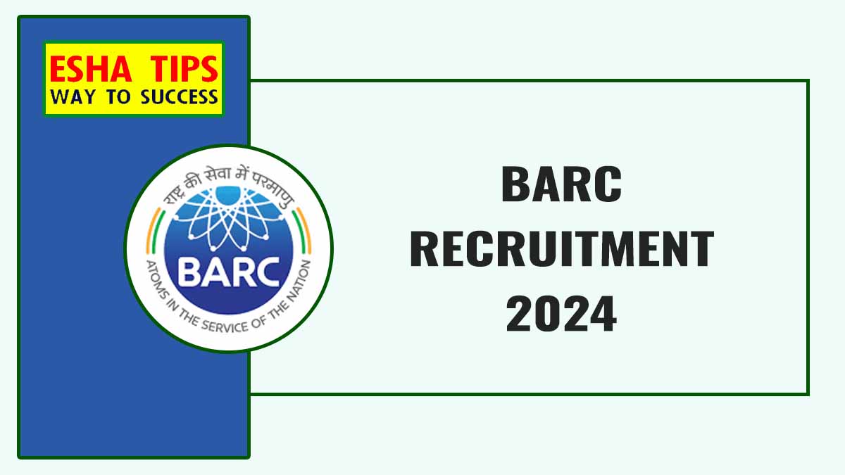 BARC Recruitment 2024