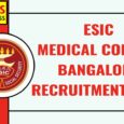 ESIC Medical College Bangalore Recruitment 2024