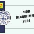 NIOH Recruitment 2024