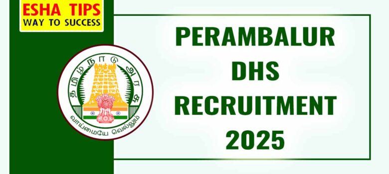 Perambalur DHS Recruitment 2025