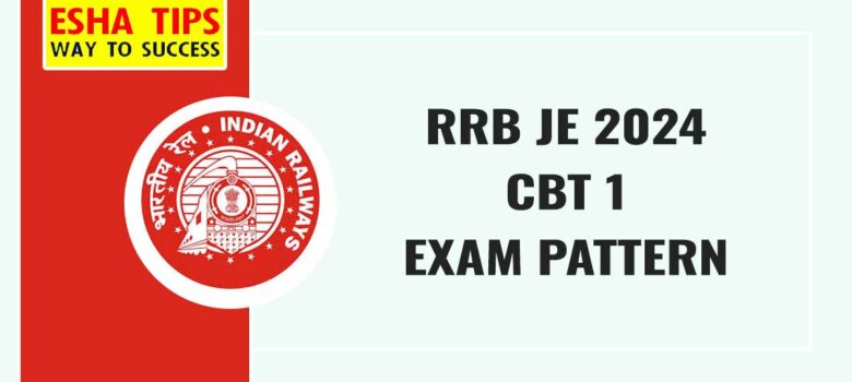 RRB JE 2024 CBT 1 Exam Pattern