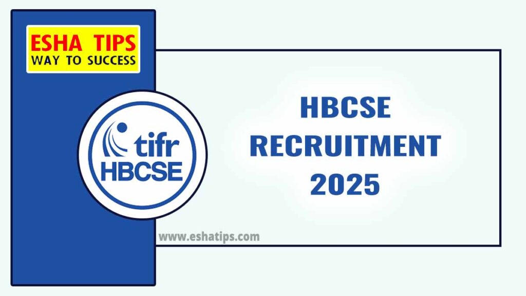 HBCSE Recruitment 2025