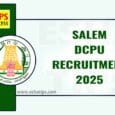 Salem DCPU Recruitment 2025