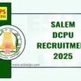 Salem DCPU Recruitment 2025