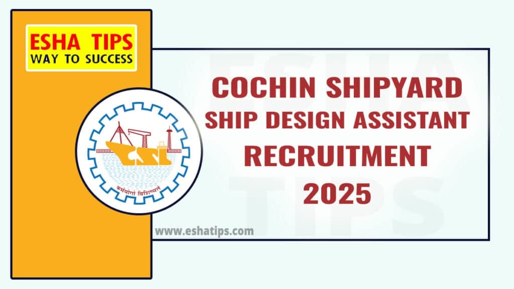CSL Ship Design Assistant Recruitment 2025