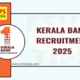 Kerala Bank Recruitment 2025