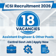 ICSI Recruitment 2026 18 Posts Notification
