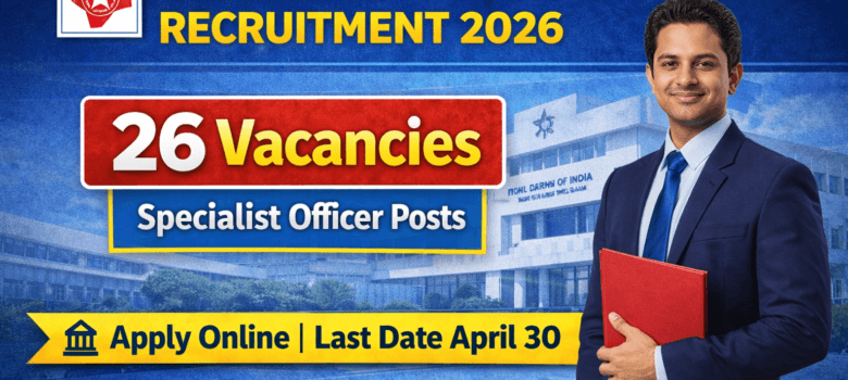 Central Bank of India SO Recruitment 2026