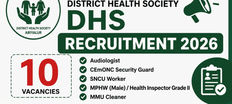 Ariyalur DHS Recruitment 2026