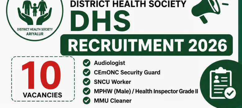 Ariyalur DHS Recruitment 2026