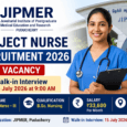 IPMER Project Nurse Recruitment 2026 notification for 1 Project Nurse III vacancy