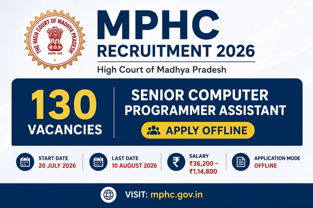 MPHC Recruitment 2026
