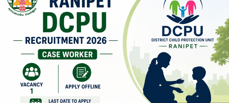 Ranipet DCPU Recruitment 2026