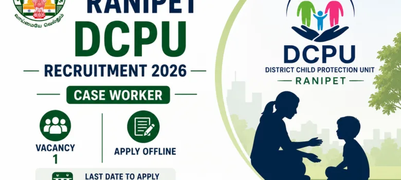 Ranipet DCPU Recruitment 2026